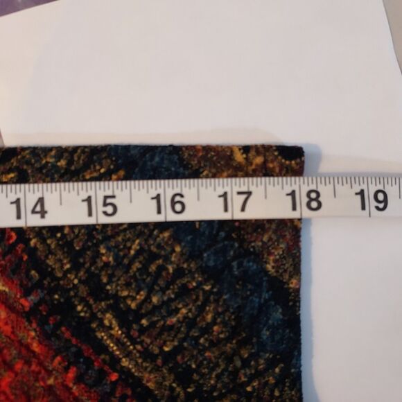 French Laundry Shirt Top Stretch Colorful 3/4 Sleeve Pullover Size Medium - Picture 10 of 11